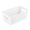 Simplify Slide 2 Stack It Small Storage Tote Baskets in White, 2PK 25934-WHITE - alternate 2